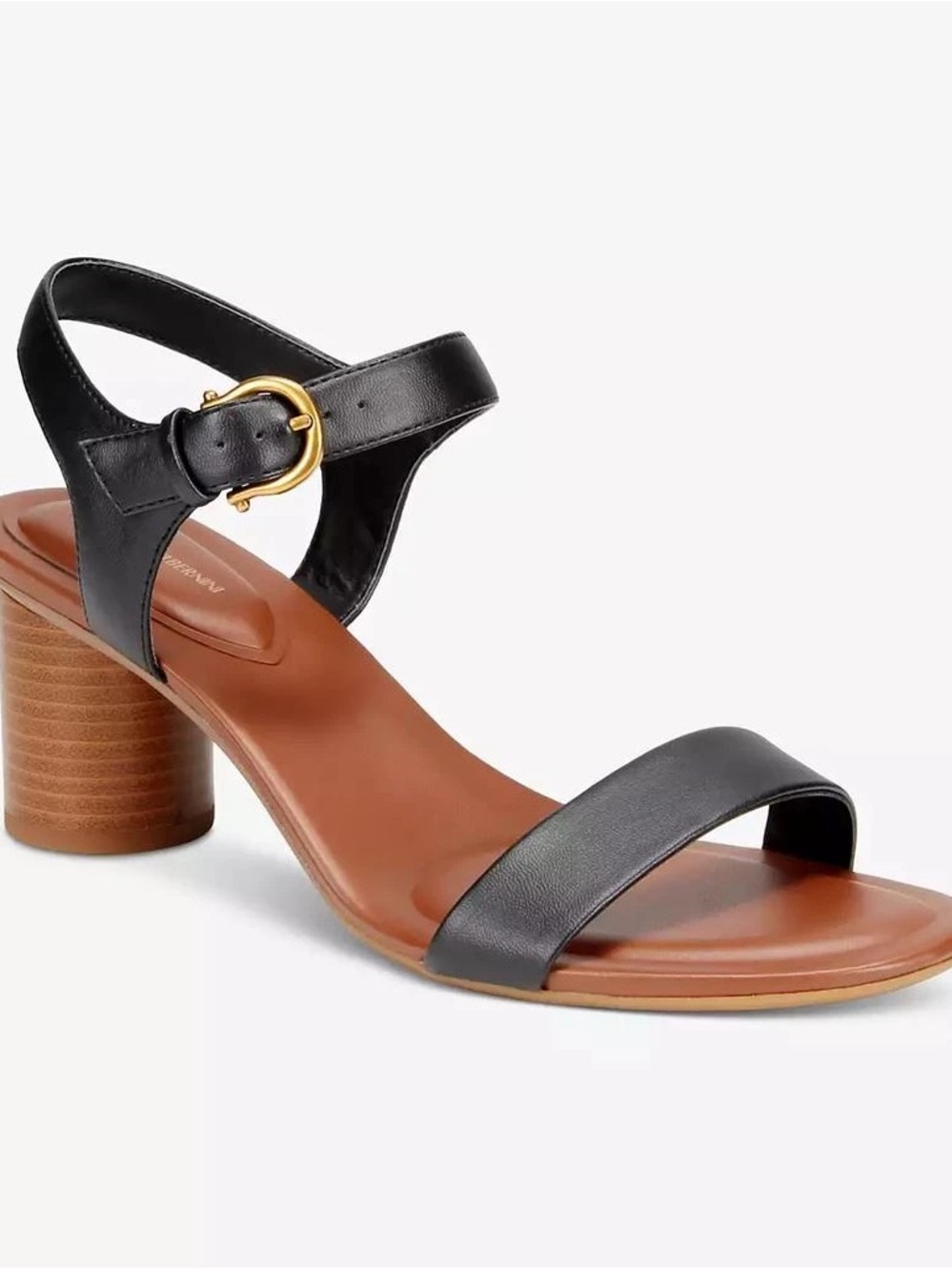 NEW Giani Bernini Hadleyy Cylinder Stacked Heel Sandals, Size 9.5